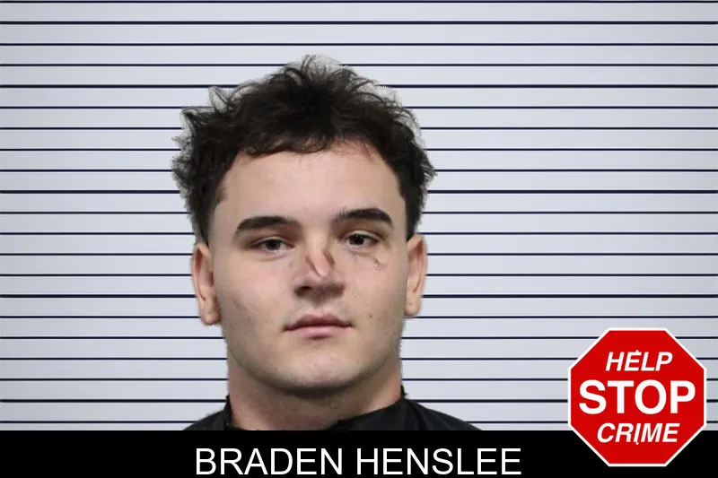 Braden Henslee mugshot