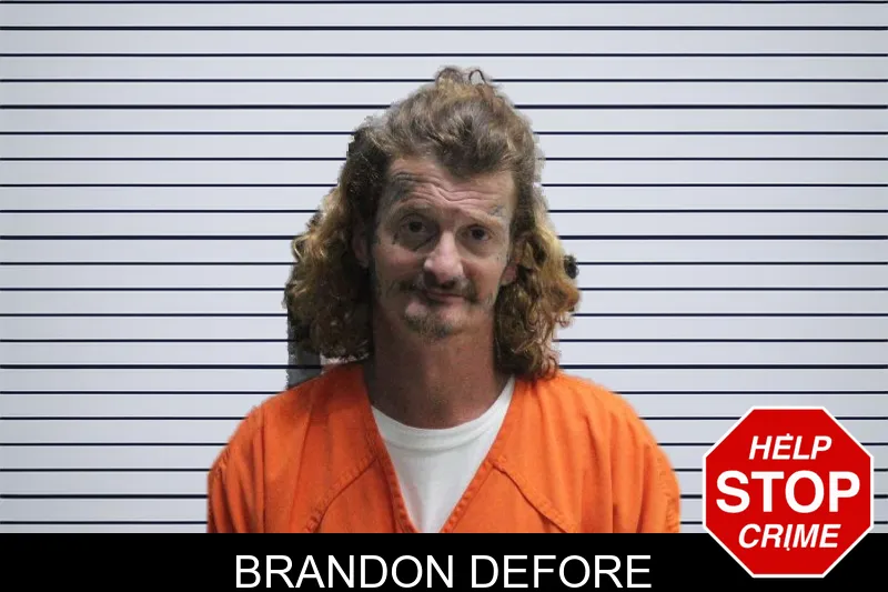 Brandon Defore mugshot