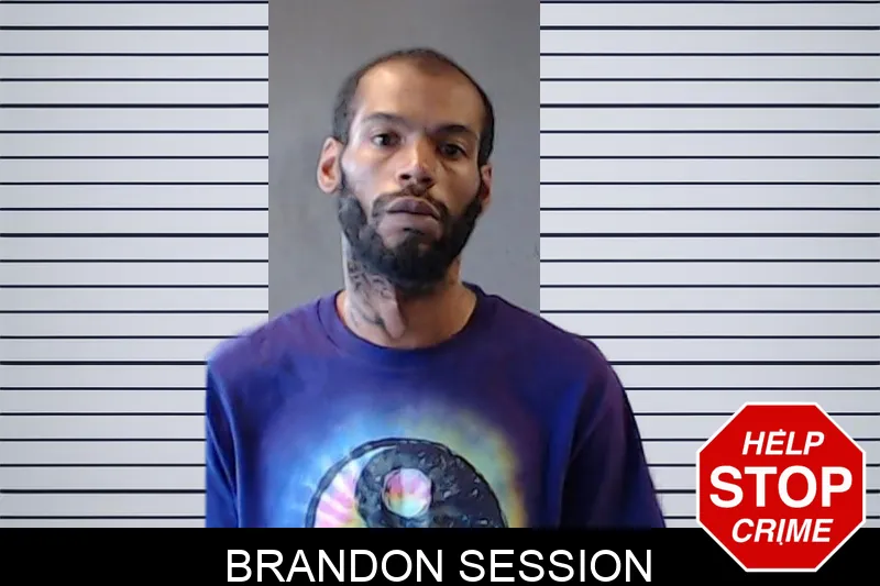 Brandon Session mugshot