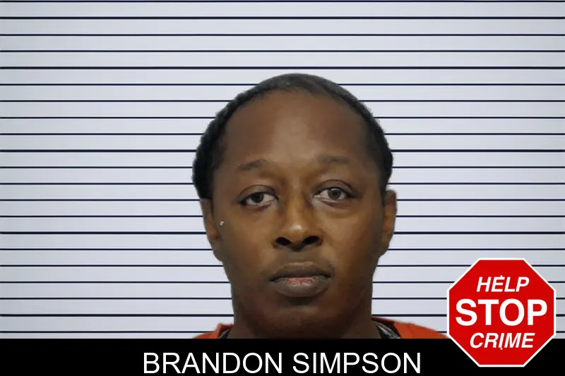 Brandon Simpson mugshot