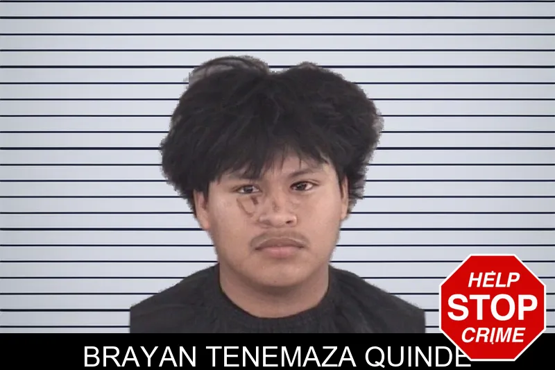 Brayan Tenemaza Quinde mugshot
