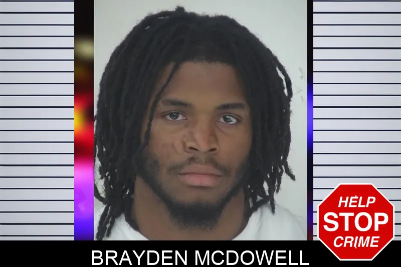 Brayden McDowell mugshot
