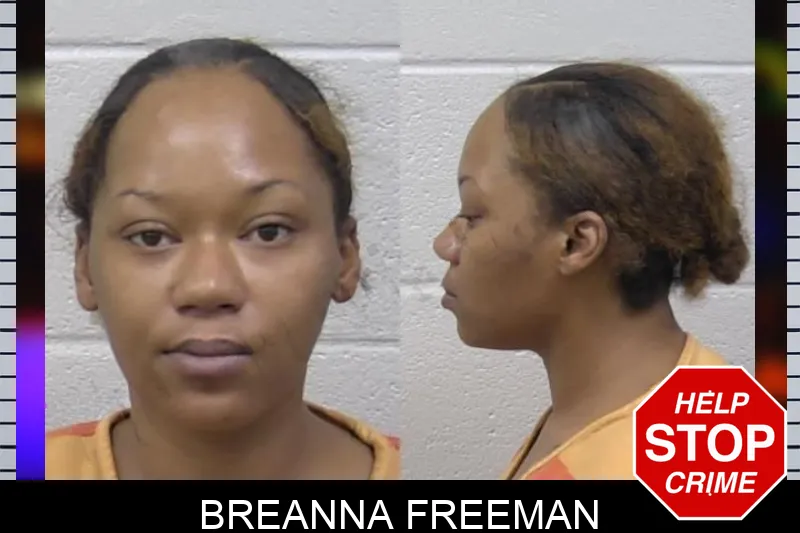 Breanna Freeman mugshot