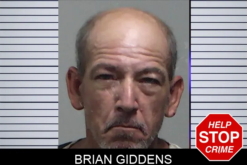 Brian Giddens mugshot