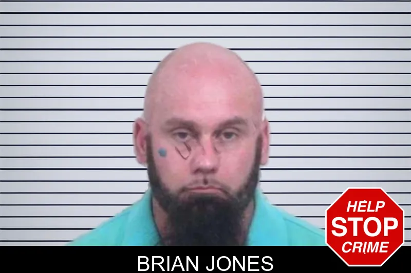 Brian Jones mugshot