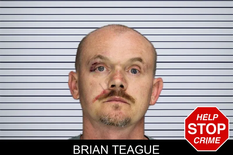 Brian Teague mugshot