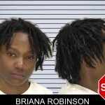 Briana Robinson mugshot