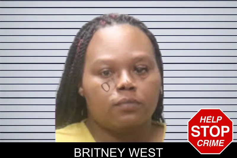 Britney West mugshot