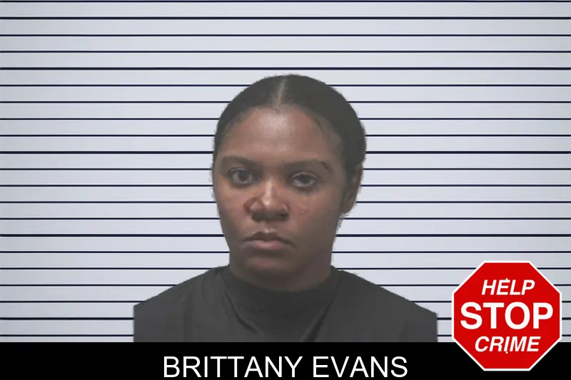 Brittany Evans mugshot