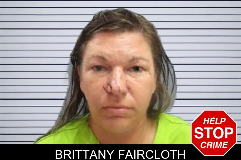 Brittany Faircloth mugshot