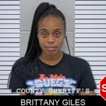 Brittany Giles mugshot