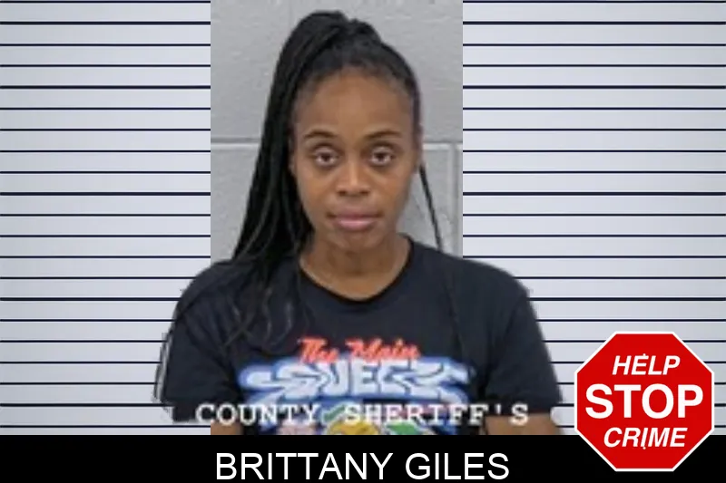 Brittany Giles mugshot