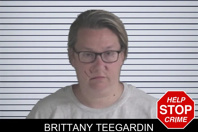 Brittany Teegardin mugshot