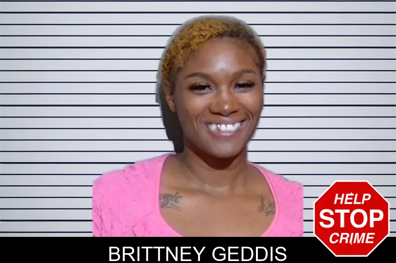 Brittney Geddis mugshot