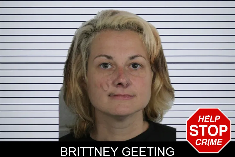 Brittney Geeting mugshot