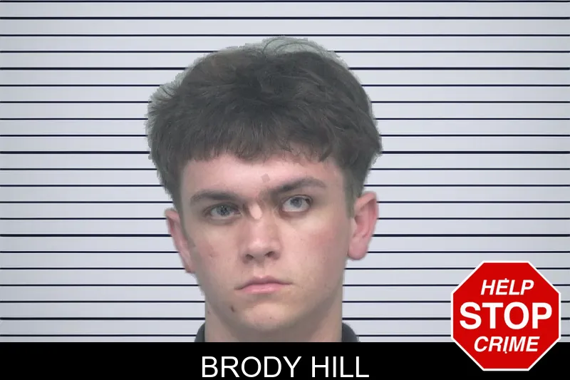 Brody Hill mugshot