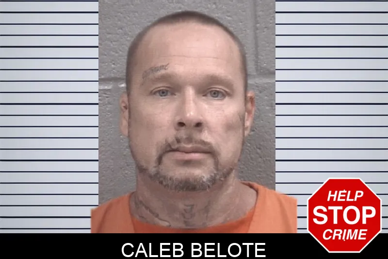 Caleb Belote mugshot