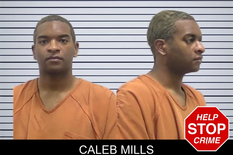 Caleb Mills mugshot