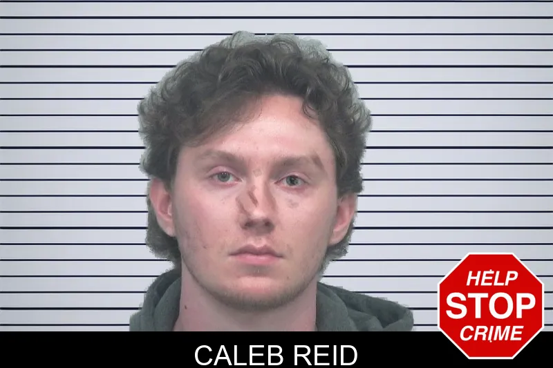 Caleb Reid mugshot