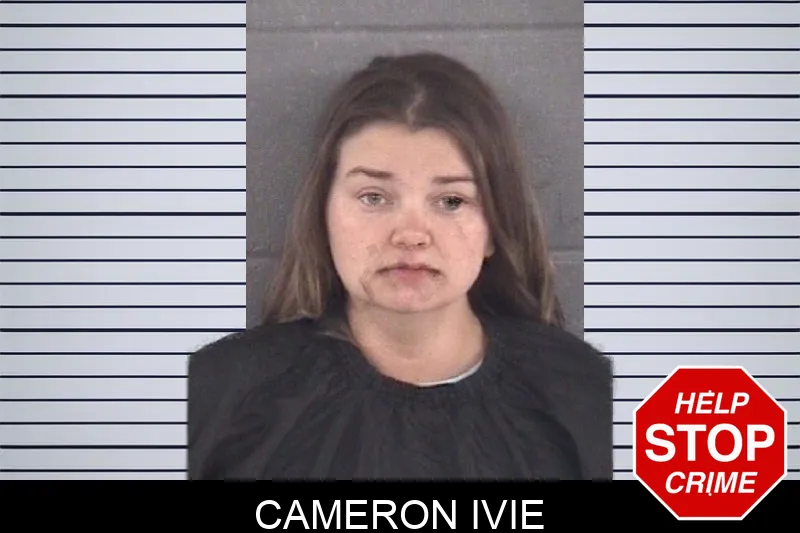Cameron Ivie mugshot