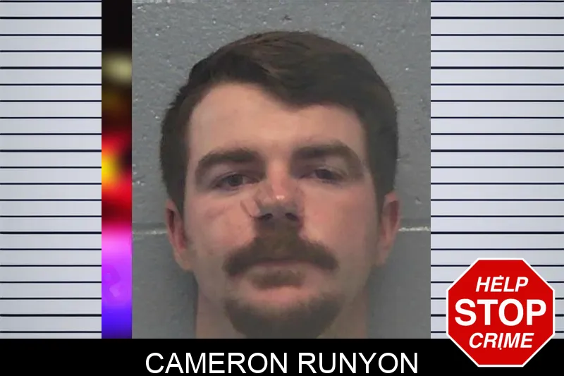 Cameron Runyon mugshot