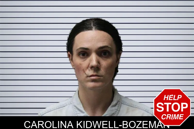 Carolina Kidwell-Bozeman mugshot