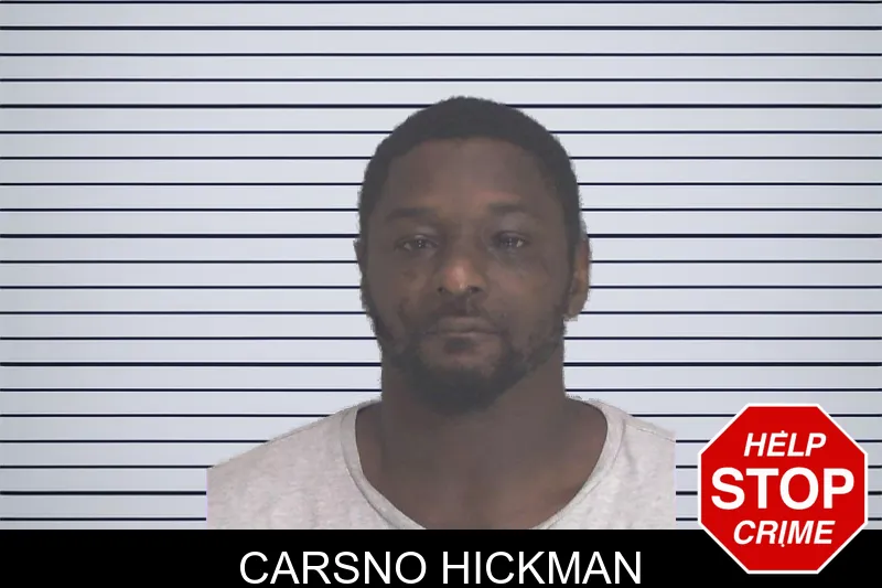 Carsno Hickman mugshot