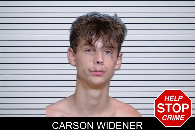 Carson Widener mugshot