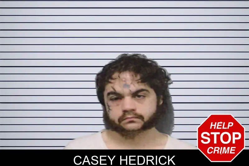 Casey Hedrick mugshot