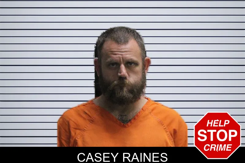 Casey Raines mugshot