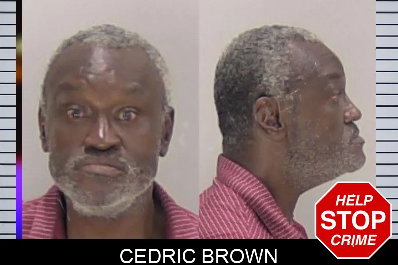 Cedric Brown mugshot