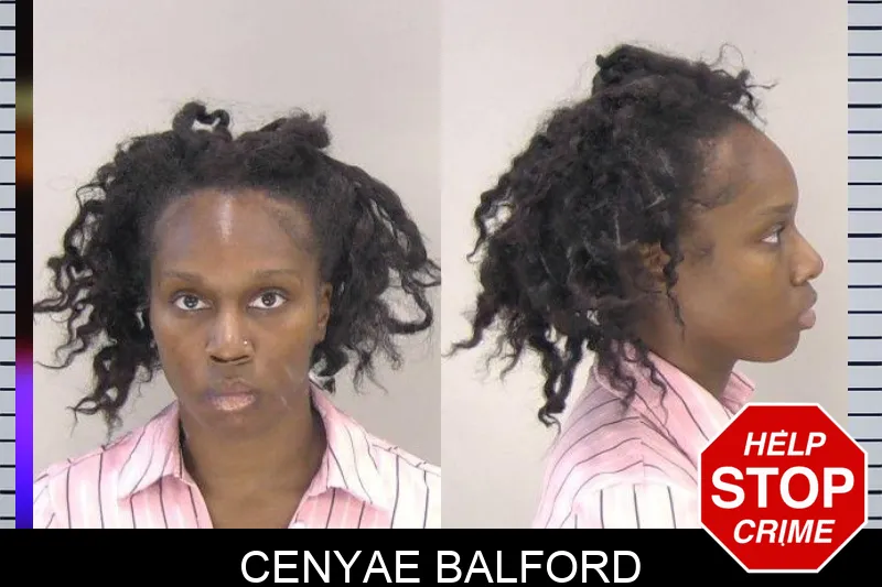 Cenyae Balford mugshot