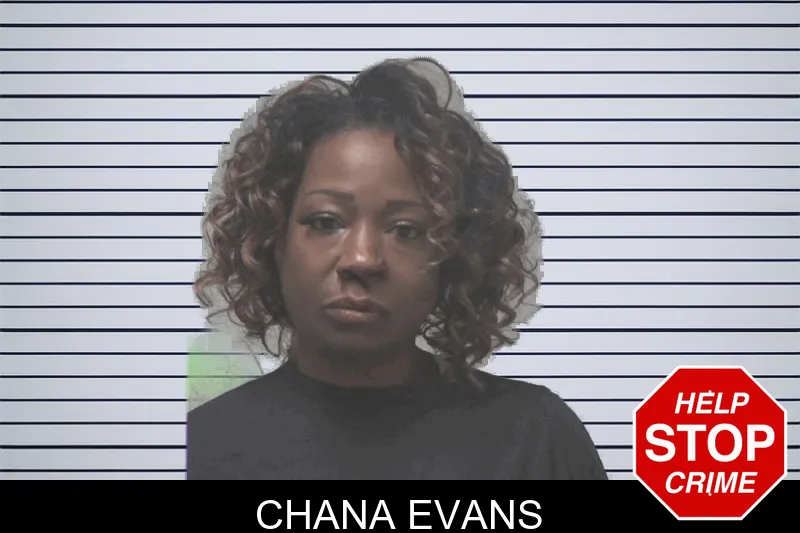 Chana Evans mugshot