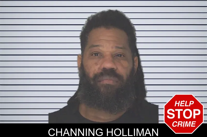 Channing Holliman mugshot