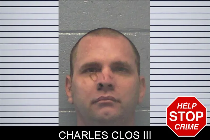 Charles Clos III mugshot