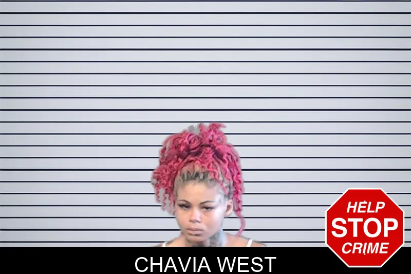 Chavia West mugshot