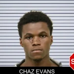 Chaz Evans mugshot