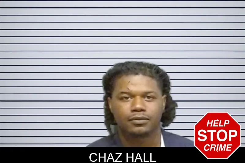 Chaz Hall mugshot