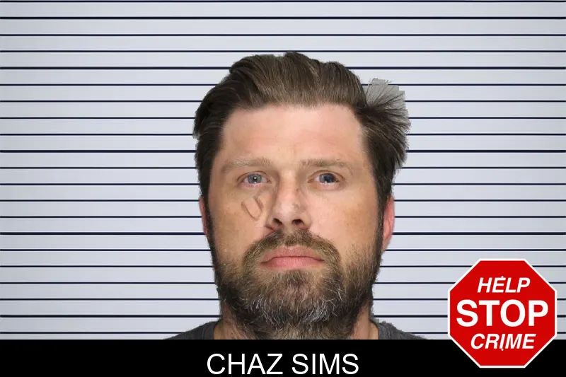 Chaz Sims mugshot
