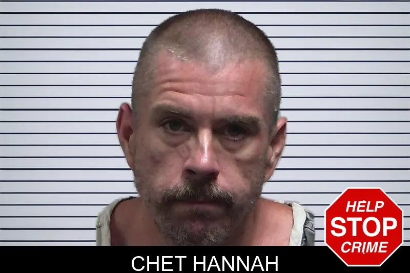 Chet Hannah mugshot