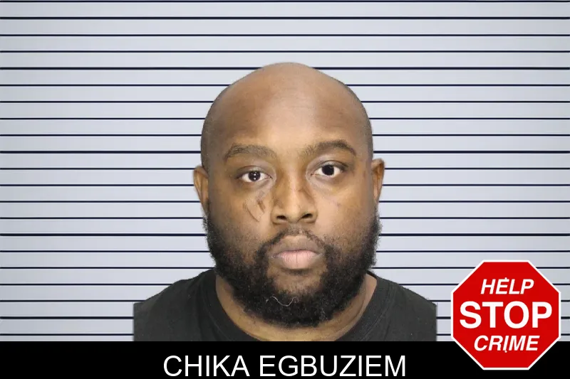 Chika Egbuziem mugshot