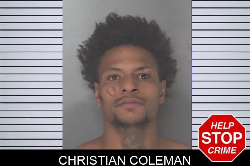 Christian Coleman mugshot