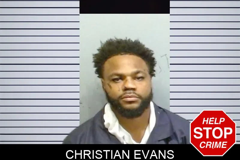 Christian Evans mugshot