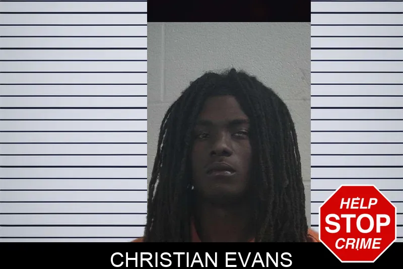 Christian Evans mugshot