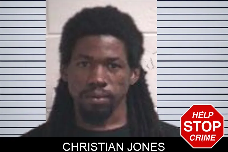 Christian Jones mugshot