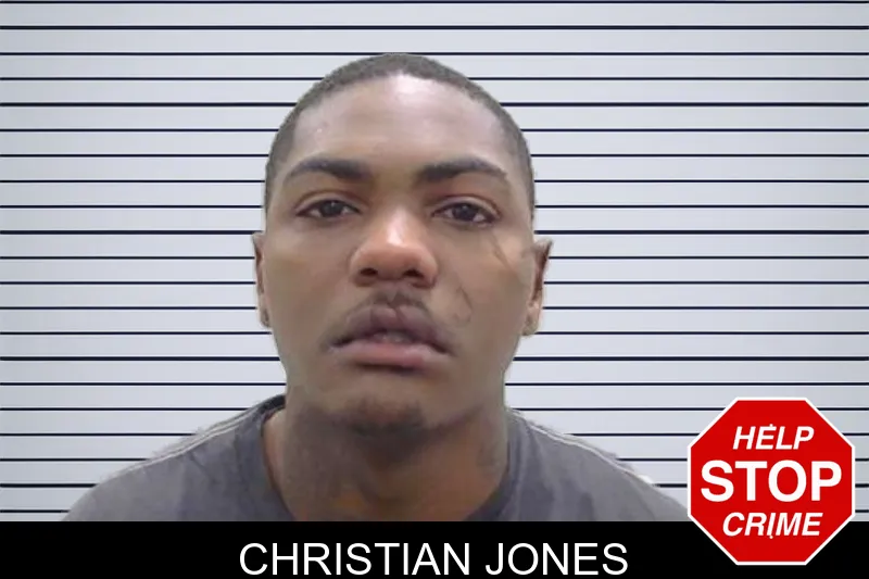 Christian Jones mugshot