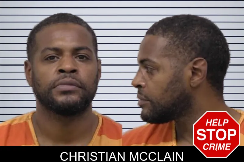 Christian McClain mugshot