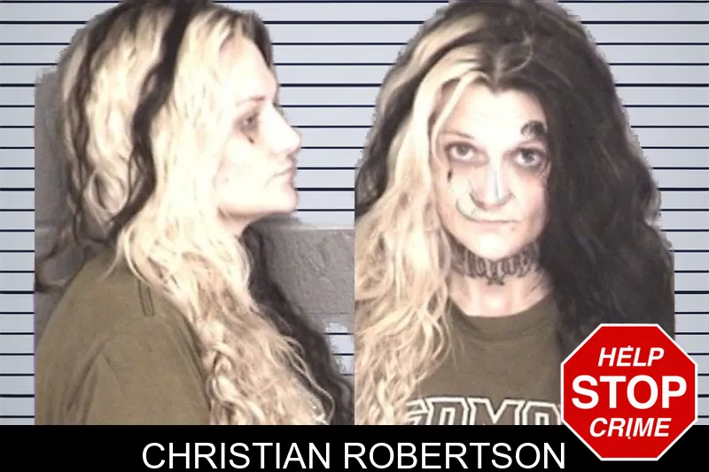 Christian Robertson mugshot