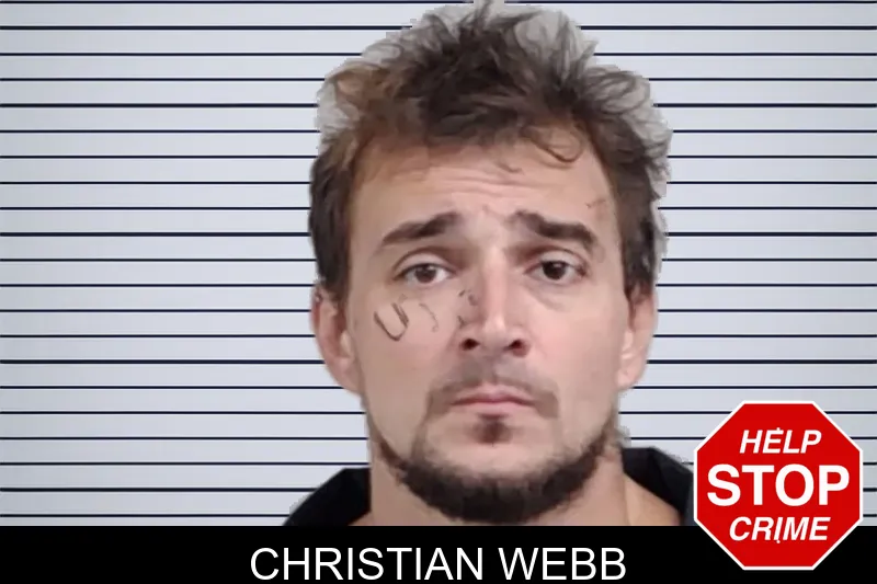 Christian Webb mugshot