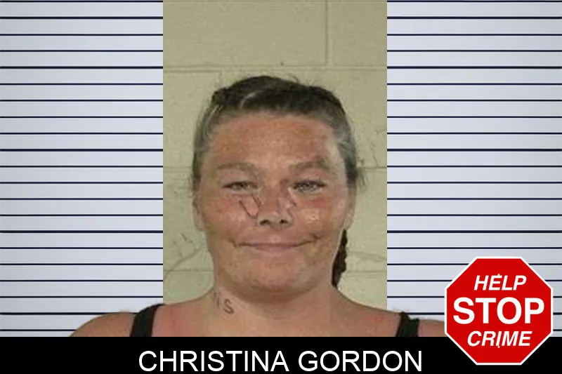 Christina Gordon mugshot